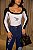 BODY DUO MANGA LONGA BORDADO - Imagem 1