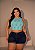 SHORT JEANS PLUS SIZE COM LYCRA - Imagem 1