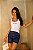 SHORT JEANS SLIM COM BORDADO E LYCRA - Imagem 4