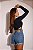 SHORT JEANS 100% ALGODÃO SLIM - Imagem 2
