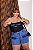 SHORT JEANS PLUS SIZE CARGO 100% ALGODÃO - Imagem 1