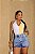 SHORT JEANS SLIM 100% ALGODÃO - Imagem 4
