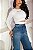 CALÇA JEANS WID LEGG COM LYCRA - Imagem 5