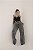 CALÇA JEANS WID LEGG DESTROYD COM STRASS DE BRILHO - Imagem 3