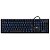 30618 Teclado USB Gamer K300 Black com LED Azul Hp - Imagem 1