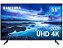 Samsung Smart TV 55" UHD 4K 55AU7700, Processador Crystal 4K - Imagem 1