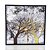 Quadro Decorativo Abstrato Árvore Paisagem - Imagem 1