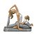 Estatueta Yoga  Mãe e Filha Conectadas em Resina A13,5cm x L16cm x C6,5cm - Imagem 1