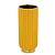 Vaso Decorativo Amarelo Alto Casa Enfeite Sala Mesa Luxo - Imagem 1