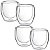 Conjunto 4 Copo Café Parede Dupla Borossilicato 90 ml - Imagem 1