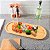 2 Bandeja Oval Em Bambu Travessa Gamela 34 x 15 cm Servir - Imagem 7