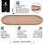 2 Bandeja Oval Em Bambu Travessa Gamela 34 x 15 cm Servir - Imagem 2