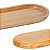 2 Bandeja Oval Bambu Travessa Gamela 45 x 17 cm Petisqueira - Imagem 5