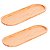2 Bandeja Oval Bambu Travessa Gamela 45 x 17 cm Petisqueira - Imagem 1