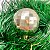 20 Enfeites Bola Champagne Prata Mini Pinha Arvore Natal - Imagem 5