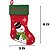 Enfeite Natal Bota Natalina Vermelho Grande Decoração Luxo - Imagem 2