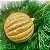 24 Enfeites Bola Dourada Glitter Arabesco Arvore Natal - Imagem 6