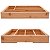 Porta Talheres Bambu Extensível Organizador Gaveta Divisória - Imagem 7