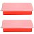 2 Forma Gelo Silicone Flexivel Com Tampa 15 Cubos Sem BPA - Imagem 1