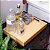 2 Bandeja Retangular Bambu Grande Decorativa Indiana Palha - Imagem 7