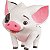 Boneco Porquinho Puá + Galo Hei Hei Moana Disney Original - Imagem 2
