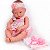 Boneca Baby Ninos Bebê Tipo Reborn + Certidão Nascimento - Imagem 3
