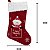 2 Enfeites Natal Bota Natalina Boneco Neve Grande Papai Noel - Imagem 5