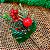 12 Enfeite De Natal Decoração Haste Azevinho Galho Vermelho - Imagem 2