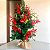 12 Enfeite De Natal Decoração Haste Azevinho Galho Vermelho - Imagem 8