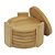 12 Porta Copos Redondo Bambu Suporte Sofa Copo Mesa Estilo - Imagem 6
