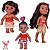 Boneca Moana Grande + Simea + Moana Baby + 2 Porquinho Puá - Imagem 1