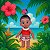 Boneca Moana Baby Pequena Com Acessorios + Porquinho Pua - Imagem 4