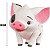Boneca Moana Baby Pequena Com Acessorios + Porquinho Pua - Imagem 6