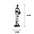 Escultura Mulher Africana Decorativa Grande Decoração Luxo - Imagem 3