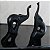 2 Estatueta Casal Elefante Indiano Casa Decoração Enfeite - Imagem 6