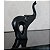 2 Estatueta Casal Elefante Indiano Casa Decoração Enfeite - Imagem 4