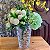 Vaso Vidro Grande Decorativo Flores Decoração Casa Mesa Luxo - Imagem 3