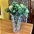 Vaso De Vidro  Decorativo Flores Decoração Casa Mesa Luxo - Imagem 3