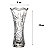 Vaso De Vidro  Decorativo Flores Decoração Casa 19 cm - Imagem 2