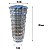 Vaso Vidro Grande Decorativo Flores Decoração Casa 25 cm - Imagem 3