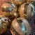 12 Bola Dourada Para Árvore de Natal 6 CM Brilhante Glitter - Imagem 5