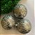 9 Bola Prata Glitter Árvore de Natal 8 CM Prateada Luxo - Imagem 8