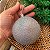 9 Bola Prata Glitter Árvore de Natal 8 CM Prateada Grande - Imagem 2