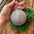 9 Bola Prata Glitter Árvore de Natal 8 CM Prateada Grande - Imagem 3