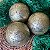 9 Bola Dourada Glitter Árvore de Natal 8 CM Dourado Grande - Imagem 9