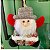9 Enfeite Árvore Natal Papai Noel Pendente Decoração Feltro - Imagem 8