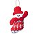 15 Enfeite Árvore Natal Papai Noel Pendente Decoração Feltro - Imagem 7