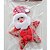 8 Enfeite Árvore Natal Papai Noel Pendente Decoração Feltro - Imagem 9