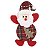8 Enfeite Árvore Natal Papai Noel Pendente Decoração Feltro - Imagem 2
