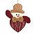 8 Enfeite Árvore Natal Papai Noel Pendente Decoração Feltro - Imagem 8